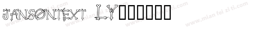 jansontext LY字体转换